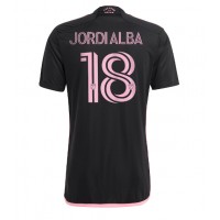 Billiga Inter Miami Jordi Alba #18 Borta fotbollskläder 2023-24 Kortärmad